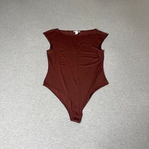 H&M Women's Squareneck Sleeveless & Sleek Bodysuit Top